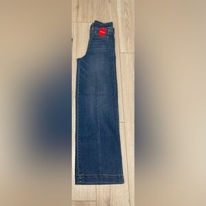 Spanx Seamed Front Wide Leg Jeans - stretchy